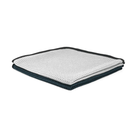 2 verpakte microvezel doeken die speciaal voor ruiten zijn ontwikkeld