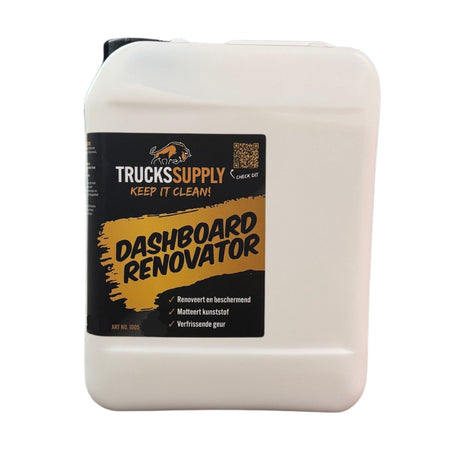 Vrachtwagen dashboard dressing schoonmaken