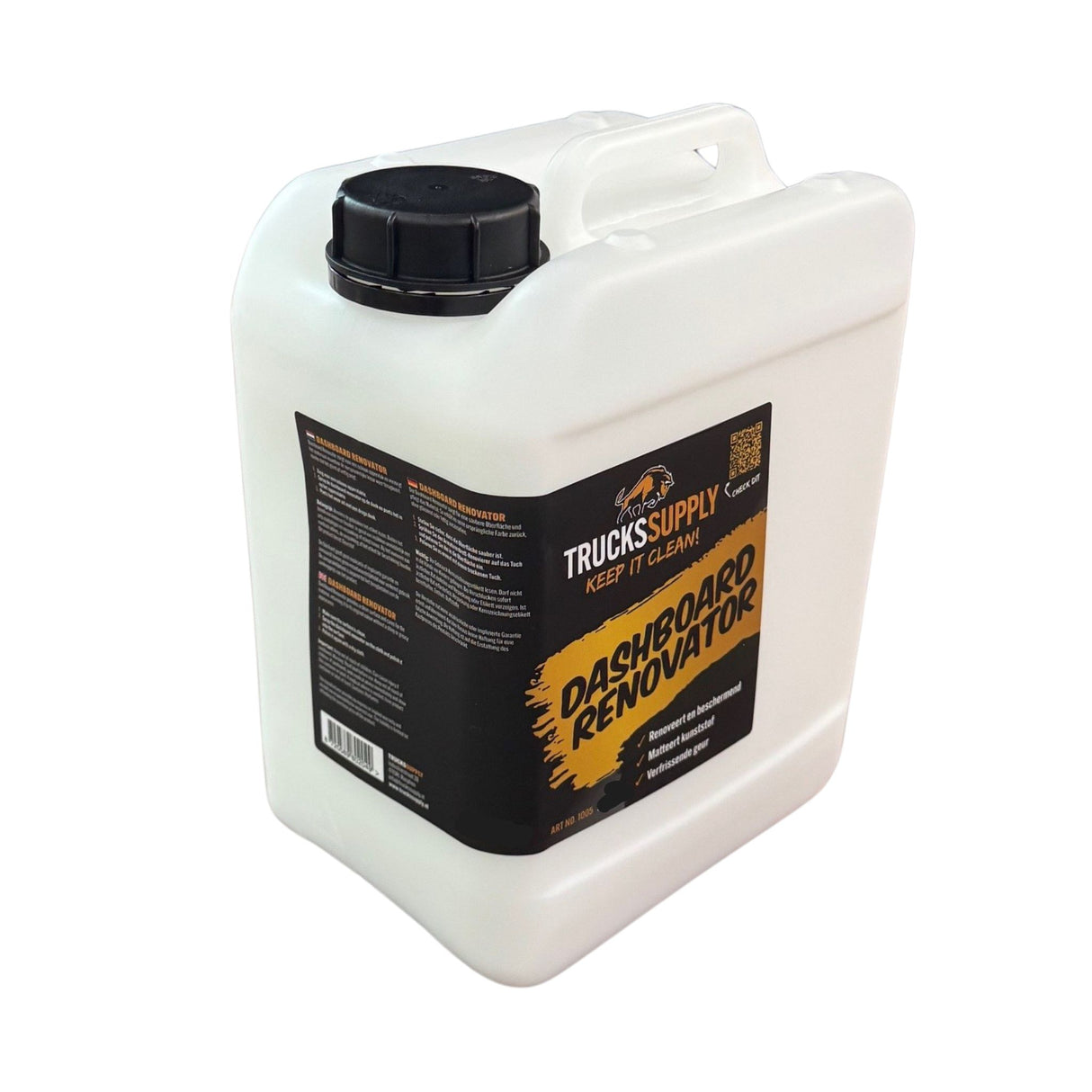 Dashboard Leater Renovator interieur vrachtwagen schoonmaken