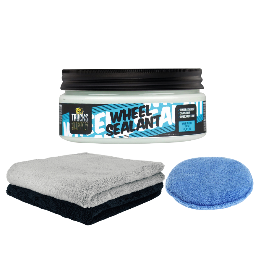 Velgenbescherming Kit met Microvezel Applicator en Doeken - Alle Soorten Velgen - Truckssupply -