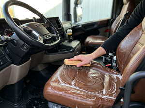 Premium Lederborstel 100% Paardenhaar - Truckssupply