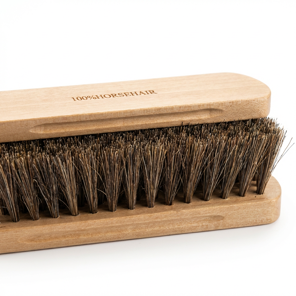 Premium Lederborstel 100% Paardenhaar - Truckssupply