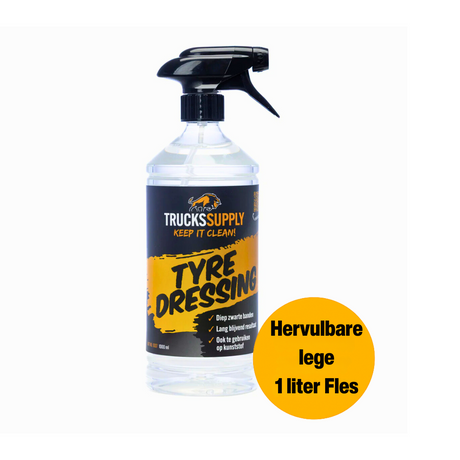 Navulbare lege fles voor Bandenzwart – herbruikbare 1L sprayfles