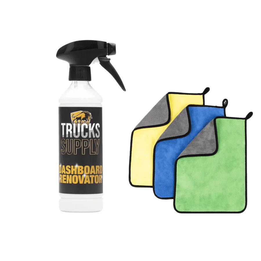 Dashboard Renovator + Microvezeldoek Pro SET - Truckssupply - Truckssupply - 