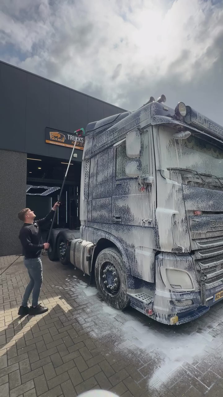 Truck wasborstel set – grote borstel voor schoonmaken vrachtwagens